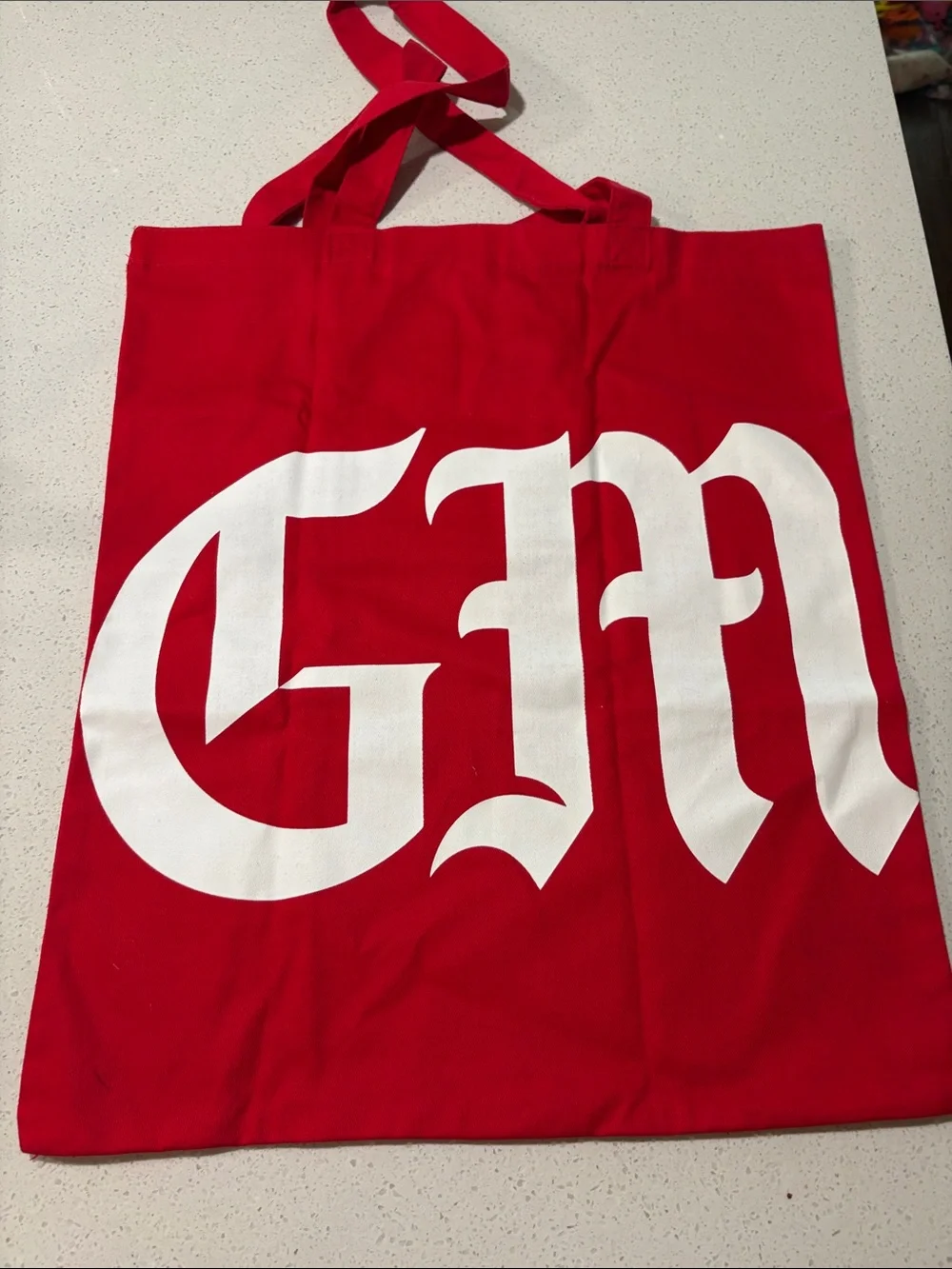 Grand Marnier Fun Kit Red Tote Bag and Fan Set - Red